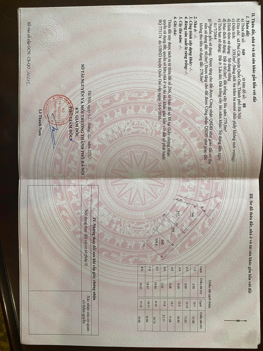 Chủ nhà cần tiền bán gấp lô đất Phú Cát Quốc Oai, Hà Nội, liên hệ 0866160900