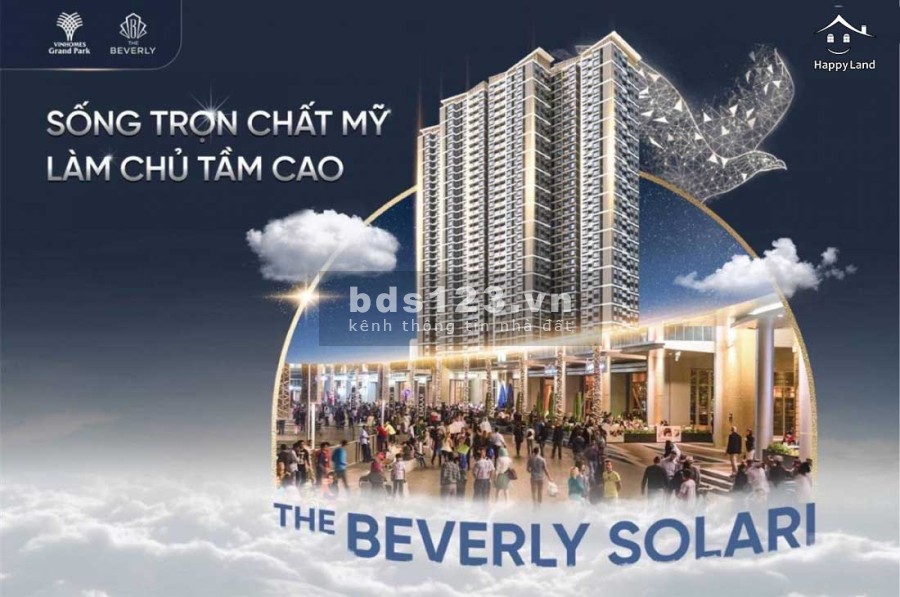 Mua căn hộ Vinhomes the Berverly Solari dt 46-95m2, ân hạn nợ gốc 48 tháng