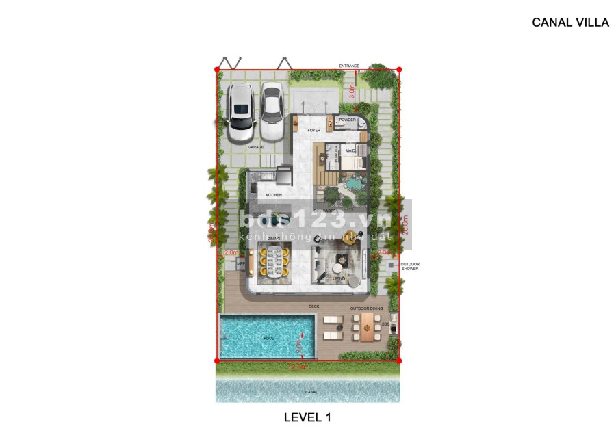 Biệt Thự Đơn Lập - Venezia Beach Hồ Tràm liên hệ 0909697060, pháp lý chính chủ