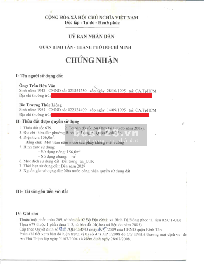 Cần bán 2 lô đất liền kề (Hẻm xe tải) đường Ao Đôi, Bình Trị Đông A, Bình Tân, TPHCM
