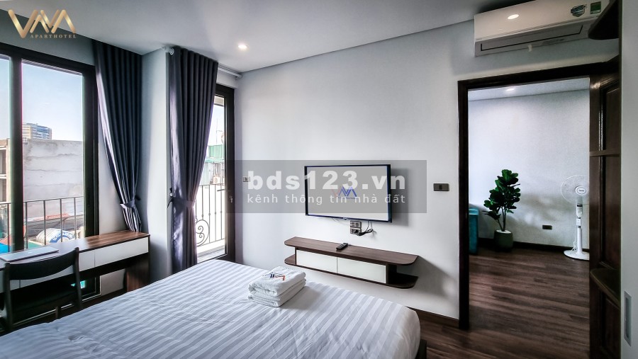 Căn hộ dịch vụ 1 khách 2 ngủ VnaHomes Apartment vị trí trung tâm tiêu chuẩn khách sạn giáp Hồ Tây