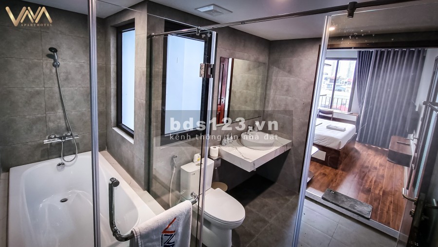 Căn hộ dịch vụ 1 khách 2 ngủ VnaHomes Apartment vị trí trung tâm tiêu chuẩn khách sạn giáp Hồ Tây