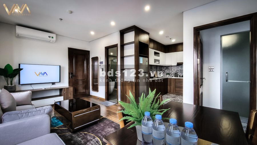 Căn hộ dịch vụ 1 khách 2 ngủ VnaHomes Apartment vị trí trung tâm tiêu chuẩn khách sạn giáp Hồ Tây