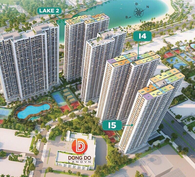 Bán căn hộ diện tích 43m2 1PN+1, hàng ngoại giao giá rẻ tại dự án Vinhome Smart City