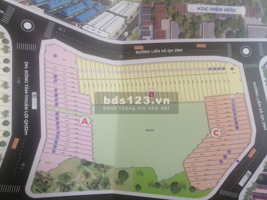 Bán đất thổ cư mặt tiền đường Liên Xã QH 29m và 32m Ngay sát Tuyến QH Hồ Chí Minh 70m
