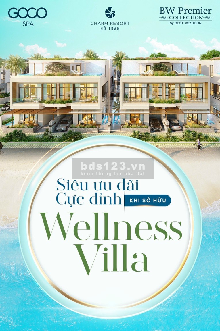 Mở bán Charm Hồ Tràm Condotel giá từ 2.7 tỷ, Villa từ 18 tỷ, shophouse từ 13 tỷ, chiết khấu 12%