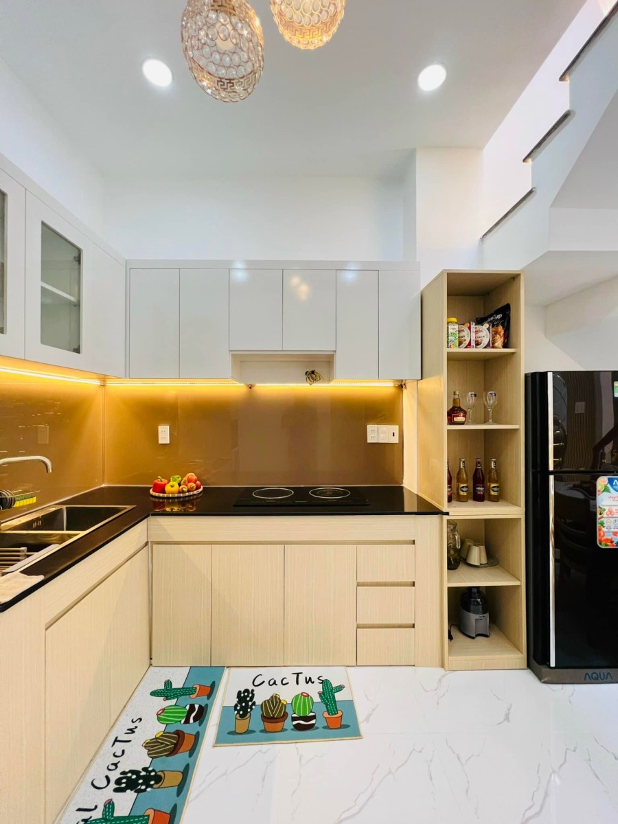 Nhà nguyên căn 1 xẹt, hẻm xe hơi Quang Trung phường 8 dtsd 5 x15 2 tầng, giá nhỉnh 5 tỷ TL