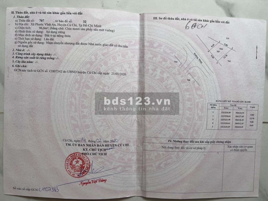 Đất thổ cư F0 chưa qua đầu tư mặt tiền nhựa 12m, sổ hồng riêng công chứng ngay
