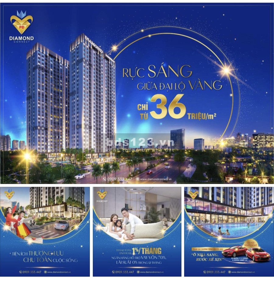 Bán căn hộ Dĩ An ,Bình Dương chỉ thanh toán 55% là nhận nhà, liên hệ 0708042308