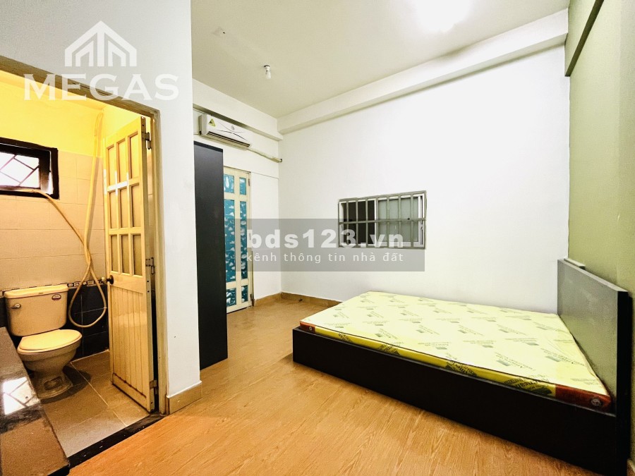 Phòng mới xây đầy đủ nội thất dạng 1 phòng ngủ 2 pn, studio ngay công viên phần mềm Quang Trung