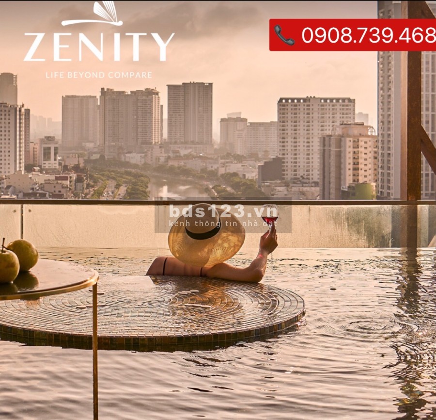 Penthouse hạng sang Zenity Võ Văn Kiệt Quận 1 view Sông SG, chỉ xách vali vào ở, nội thất 5* Châu Âu