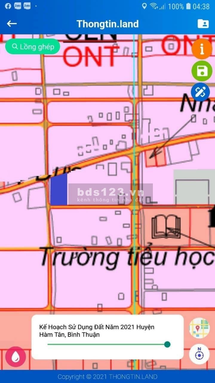 Cần bán lô đất 3 mặt tiền quốc lộ 55 xã sơn mỹ hàm tân bình thuậ, siêu víp siêu hót rẽ nhất khu vực