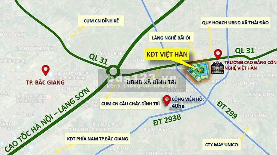 Khu đô thị Dĩnh Trì Quảng Trường thứ 2 của Bắc Giang cơ hội vàng cho các nhà đầu tư