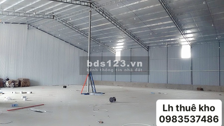 Cho thuê kho xưởng khu vực Đường Tố Hữu Trung Văn Nam Từ Liêm HN, lh 0983537486