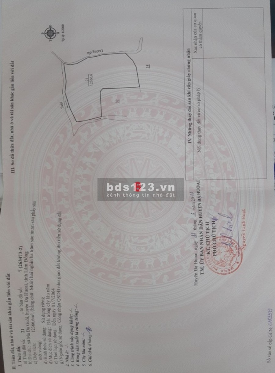 Cần bán đất nghĩ dưỡng đầu tư ở Lâm Đông, giá còn thương lượng, pháp lý đầy đủ
