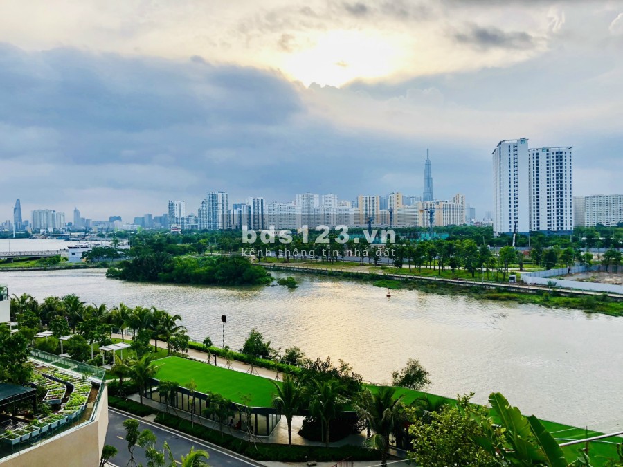 Ngắm Hoàng Hôn view sông Landmark, có ngay căn hộ Đảo Kim Cương Cho thuê. LH Tâm: 0902.0506.43