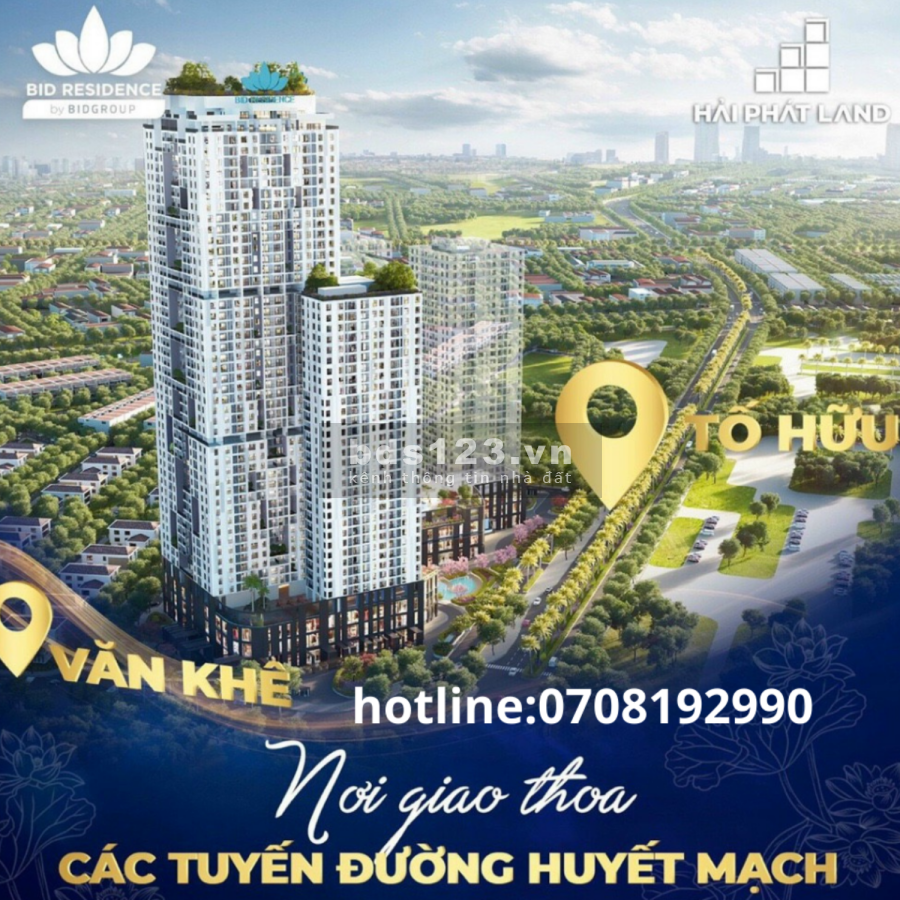 Bán căn ngoại giao căn 2pn và Căn 3pn Chung cư BID Tố Hữu Liên hệ: 0708192990