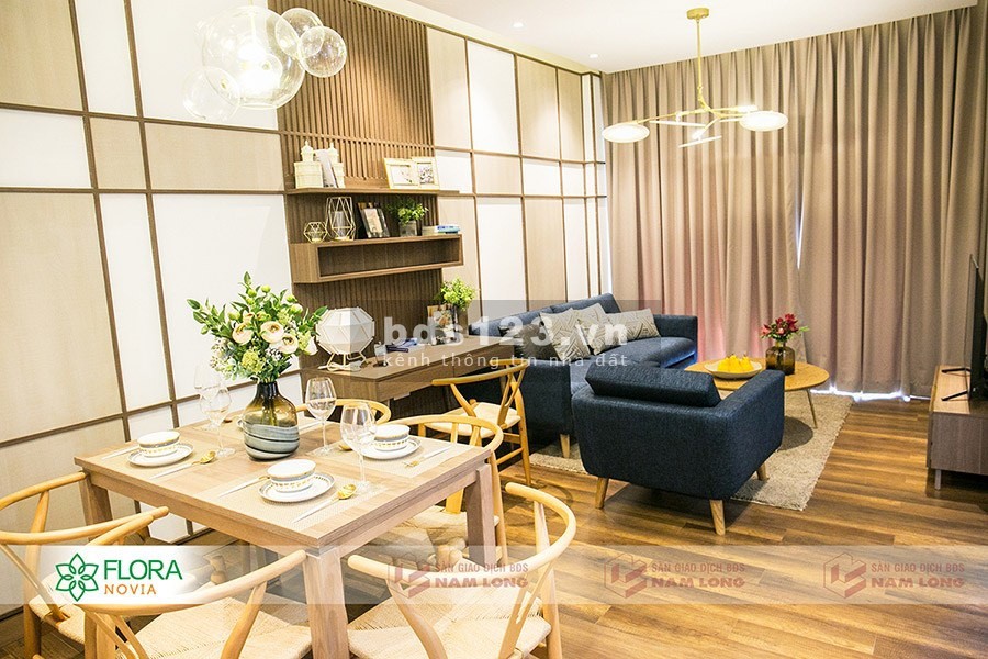 Bán căn hộ chung cư Flora Novia diện tích sử dụng 60m2 thành phố Thủ Đức