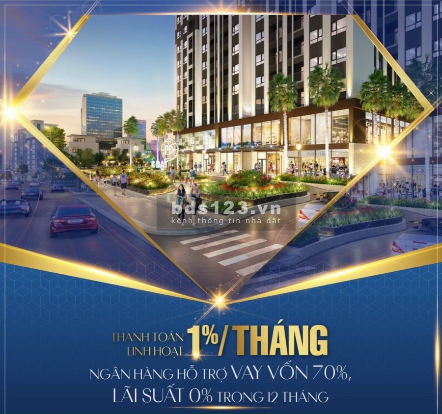 Căn hộ cao cấp thích hợp cho việc mua ở và đầu tư, thanh toán chỉ từ 1%/tháng