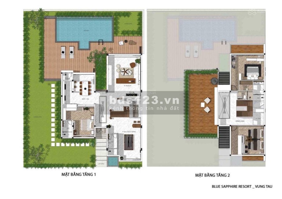 Còn đúng 2 Suất Villa sát biển kí trực tiếp với Chủ đầu tư( Bãi biển riêng, hồ bơi riêng )