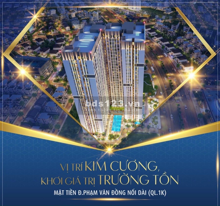 Căn hộ cao cấp thích hợp cho việc mua ở và đầu tư, thanh toán chỉ từ 1%/tháng