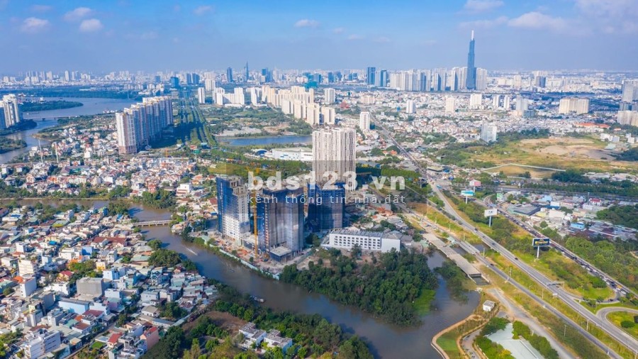 View sông trọn đời nhà phố Precia Riverside giá 51.5 triệu/m2, sử dụng 436-472m2