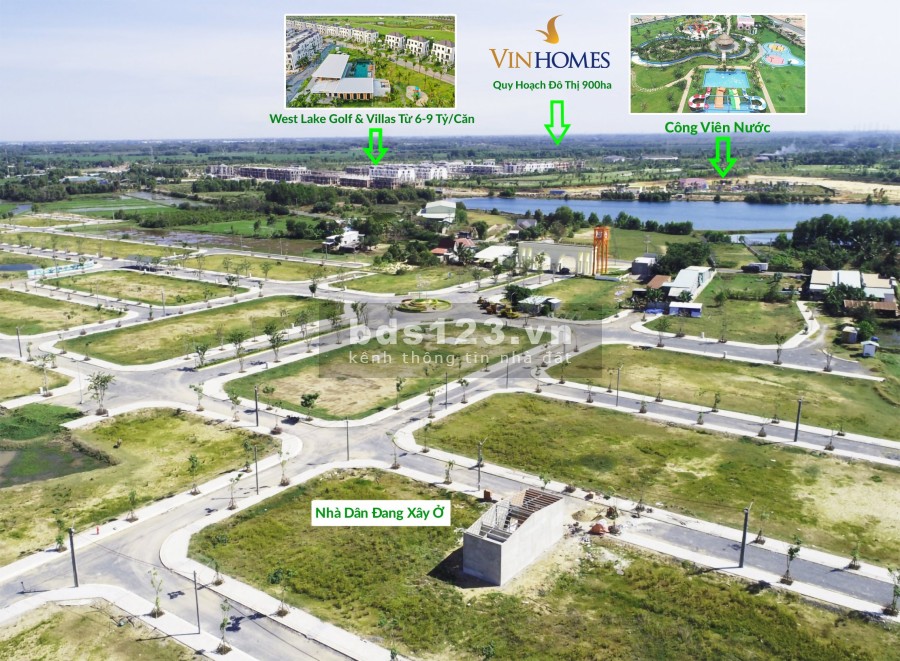 Chỉ 60 nền cực đẹp khu san Golf Tân Mỹ West Lake Gofl Club & Villas thanh toán linh hoạt