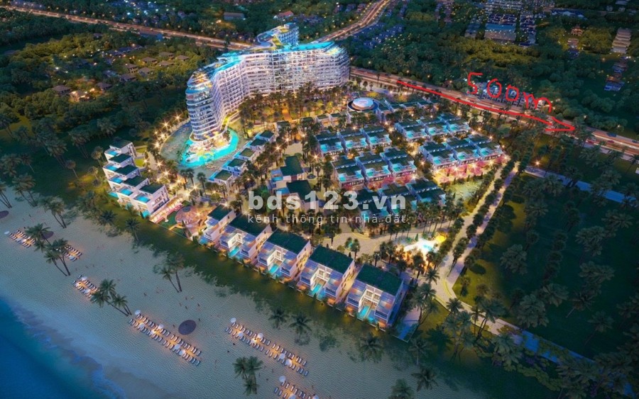 Cam kết lãi suất mức tối thiểu 6.5%,chia sẻ lợi nhuận 90/10 chỉ với 600tr tại Charm Resort Hồ Tràm