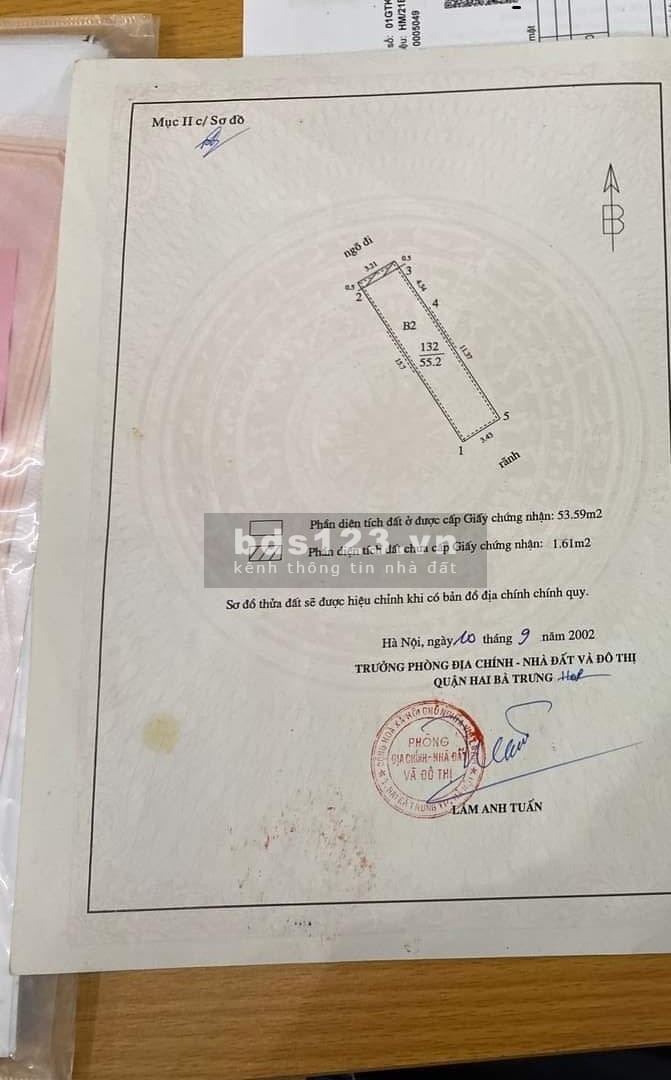 Bán nhà Nguyễn An Ninh, diện tích 56m2, 4 tầng ngõ nông sổ đẹp như hoa hậu, giá tốt