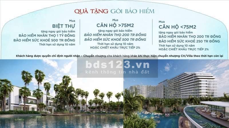 Cam kết lãi suất mức tối thiểu 6.5%,chia sẻ lợi nhuận 90/10 chỉ với 600tr tại Charm Resort Hồ Tràm
