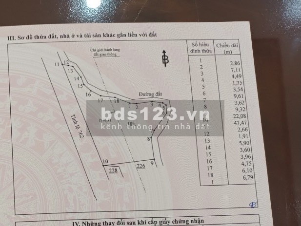 Bán lô đất SKC rộng 8 sào tại đường tỉnh ĐT762, Thống Nhất, Đồng Nai ngay ngã 3 Dầu Giây