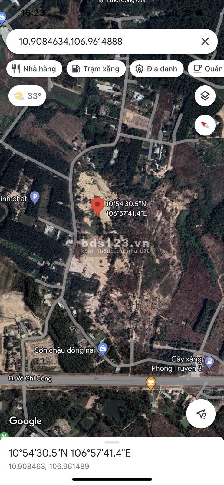 Bán đất DT 18143m2 trên đường Võ Chí Công, Phước Tân, Long Thành, Đồng Nai gần KCN Giang Điền