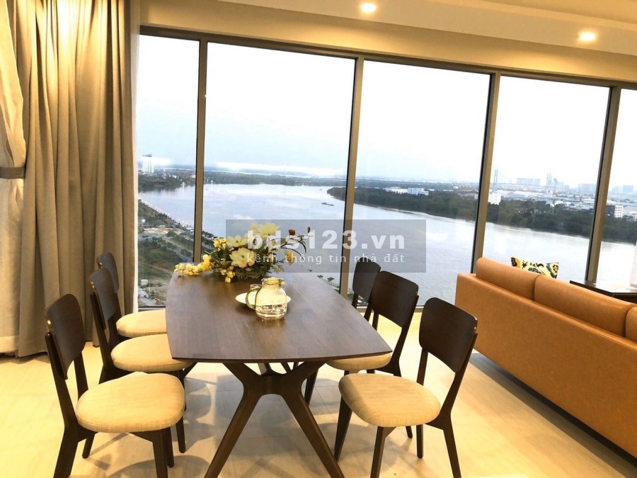 Bán căn hộ 3 phòng ngủ Đảo Kim Cương cho thuê nhanh, view sông giá 36 triệu/tháng, lh 0938221611