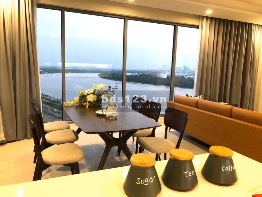Bán căn hộ 3 phòng ngủ Đảo Kim Cương cho thuê nhanh, view sông giá 36 triệu/tháng, lh 0938221611