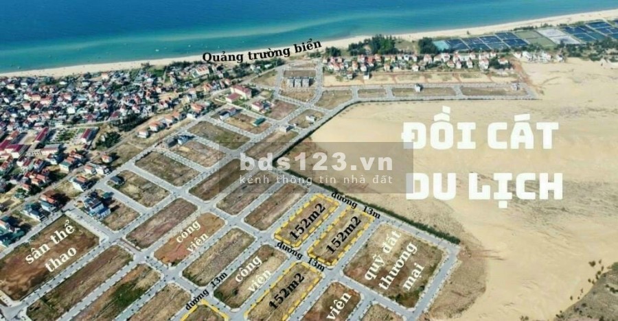 Bán đất ven biển, đã có sổ sẵn, hạ tầng hoàn thiện, cách sân bay tp Đồng Hới, chỉ 24tr/m2