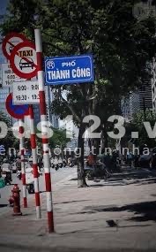 Mặt phố Thành Công, diện tích 59m2, MT 4,7m, giá bán 25 tỷ 4 tầng, lô góc, sổ phân lô