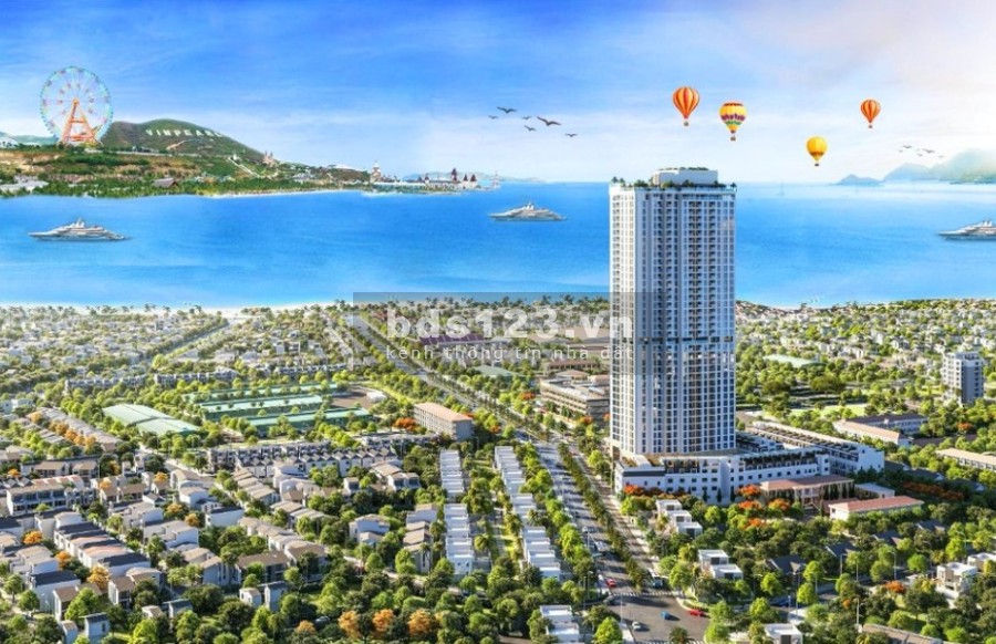 Bán nhanh căn góc 2 phòng ngủ view biển Nha Trang, giá bán 44 triệu/m2, hỗ trợ vay
