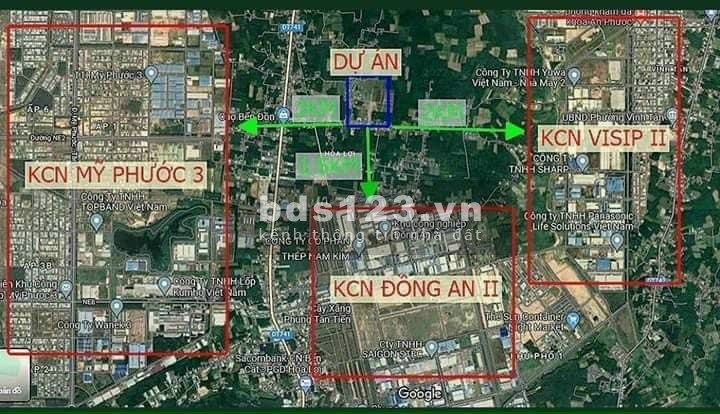 Bán đất sổ đỏ sẵn Richland Residence ngay trung tâm thành phố mới Bình Dương, lhcc