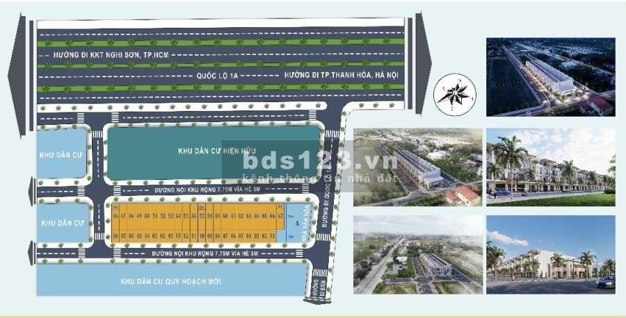 Vốn chỉ hơn 600tr, sở hữu lô đất 120m2 sát QL1A, 500m ra vành đai 3, gần TT TP, sổ sẵn