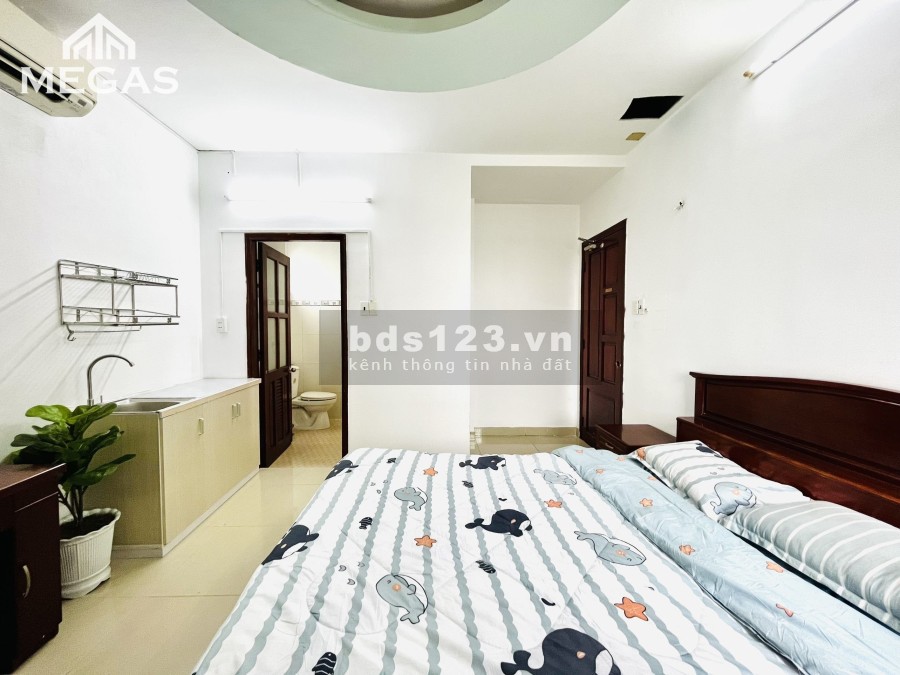 Căn hộ mini giá rẻ full nội thất cửa sổ lớn ban công ngay cầu vượt An Sương chợ Lạc Quang