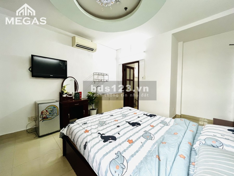 Căn hộ mini giá rẻ full nội thất cửa sổ lớn ban công ngay cầu vượt An Sương chợ Lạc Quang