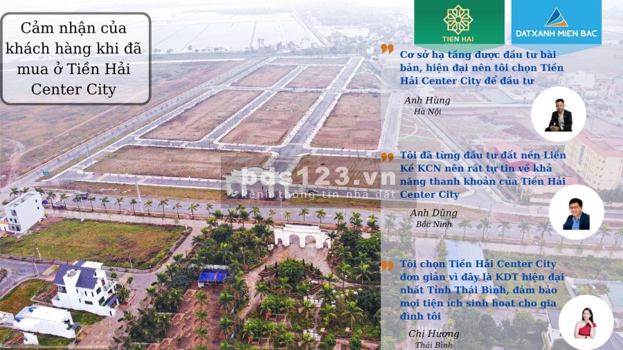 Tiền Hải Center City khu đô thị Trái Diêm 3 đón đầu xu thế, pháp lý minh bạch hạ tầng hoàn thiện