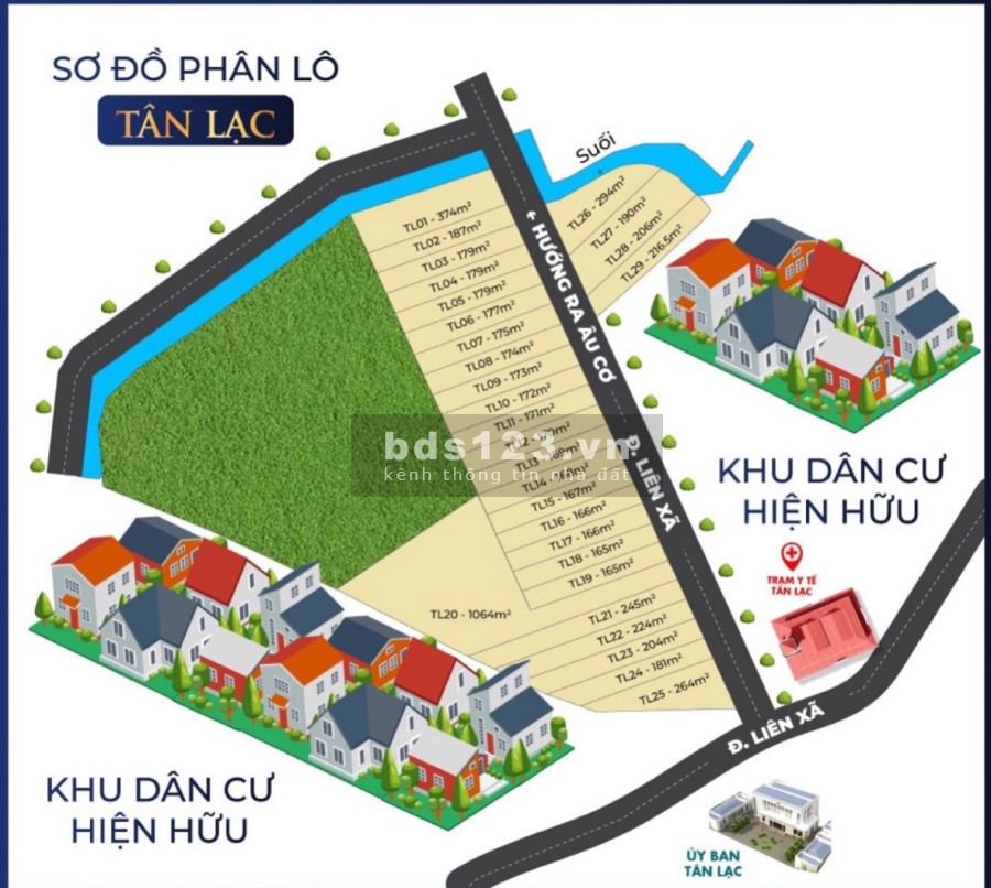 Mở bán đất Lâm Đồng, 29 lô đất nền thổ cư mặt tiền xã Tân Lạc, Bảo Lâm, Lâm Đồng, giá 871 triệu