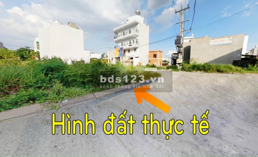 Bán gấp lô đất sau chợ Bình Chánh diện tích sử dụng120m2, giá 480 triệu sổ hồng riêng