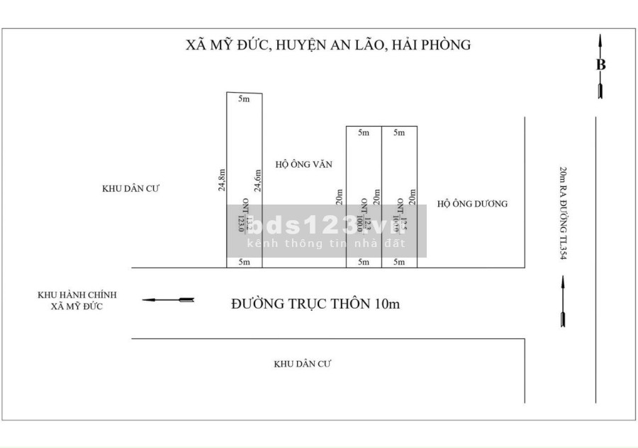 Bán lô đất đường quy hoạch 10m tại Tân Nam, Mỹ Đức, An Lão, ngay sau UBND xã Mỹ Đức