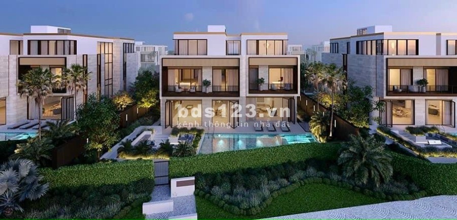 Dinh thự nổi Rivus 1200m2 độc nhất Châu Á, Bến du thuyền, hồ bơi Sân vườn riêng, nội thất ElieSaab