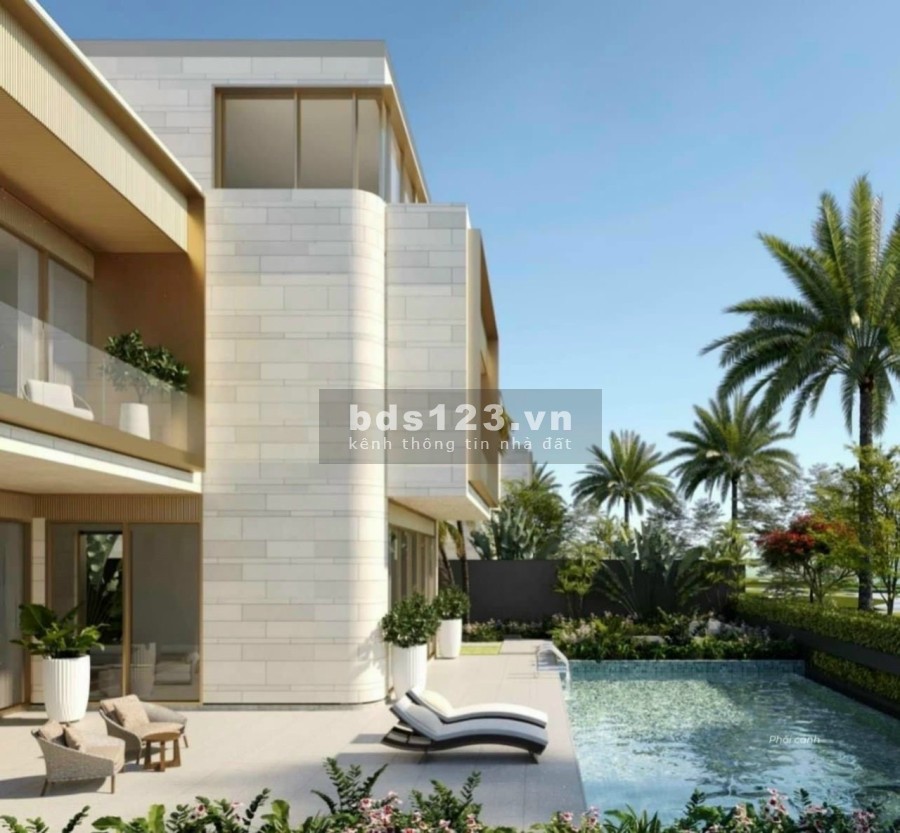 Dinh thự nổi Rivus 1200m2 độc nhất Châu Á, Bến du thuyền, hồ bơi Sân vườn riêng, nội thất ElieSaab