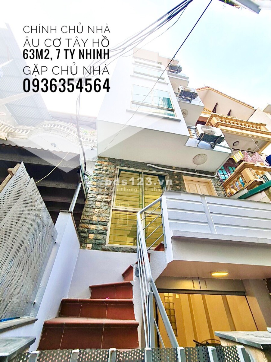 Chính chủ bán gấp nhà phố Âu Cơ 5 tầng thang máy đẹp, ngõ rộng gần chỗ đỗ ô tô LH: 0936354564