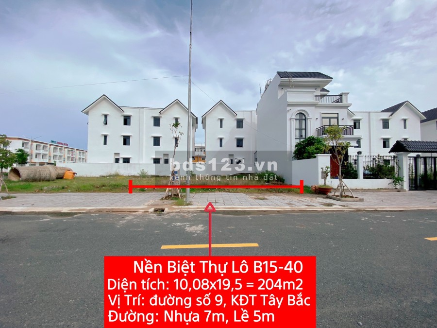 Bán nền biệt thự B15-40, khu đô thị mới Tây Bắc, thành phố Rạch Giá, tỉnh Kiên Giang