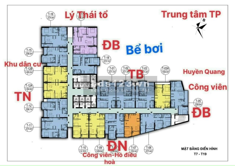 Bán căn hộ cao cấp tại thành phố Bắc Ninh Park View City - Dabaco Huyền Quang